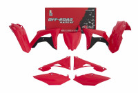 Sada plastů HONDA, RTECH (červená-černá, 6 dílů)