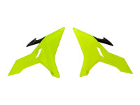 Spoilery chladiče YAMAHA, RTECH (neon žluto-černé, pár)