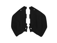 Boční číslové tabulky YAMAHA, RTECH (černé, pár)