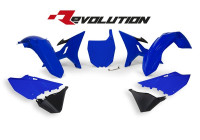 Sada plastů YAMAHA, RTECH (modro-černá, 6 dílů)
