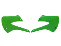 Spoilery chladiče KAWASAKI, RTECH (zelené, pár)