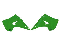 Spoilery chladiče KAWASAKI, RTECH (zelené, pár)
