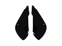 Boční číslové tabulky KAWASAKI/SUZUKI, RTECH (černé, pár)