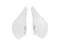 Boční číslové tabulky KAWASAKI, RTECH (bílé, pár)