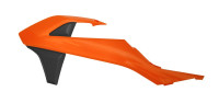 Spoilery chladiče KTM, RTECH (oranžovo-černé, pár)