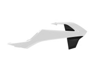 Spoilery chladiče KTM/GAS GAS, RTECH (bílo-černé, pár)