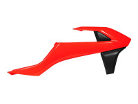 Spoilery chladiče KTM, RTECH (neon oranžovo-černé, pár)