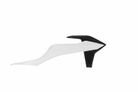 Spoilery chladiče KTM, RTECH (bílo-černé, pár)