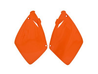 Boční číslové tabulky KTM, RTECH (oranžové, pár)