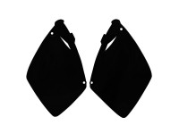 Boční číslové tabulky KTM, RTECH (černé, pár)