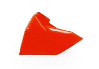 Boční kryt vzduchového filtru levý KTM, RTECH (neon oranžový)