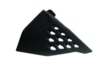 Boční kryt vzduchového filtru levý KTM/GAS GAS, RTECH (černý, s průduchy)