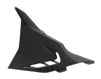 Boční kryt vzduchového filtru levý KTM, RTECH (černý, s průduchy)