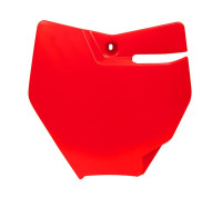 čelní číslová tabulka KTM, RTECH (neon oranžová)