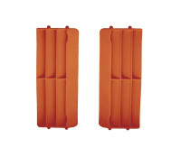 žaluzie chladiče KTM, RTECH (oranžové, pár)