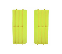 žaluzie chladiče KTM/HUSQVARNA, RTECH (neon žluté, pár)