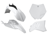 Sada plastů KTM, RTECH (bílá, 4 díly)