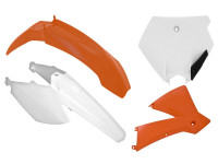 Sada plastů KTM, RTECH (oranžová, 4 díly)