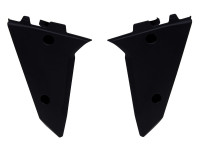 Spodní díl spoilerů chladiče HUSQVARNA, RTECH (černý, pár)