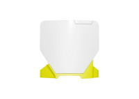 čelní číslová tabulka HUSQVARNA, RTECH (bílá-žlutá)