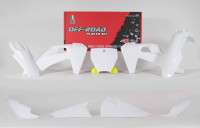 Sada plastů HUSQVARNA, RTECH (bílo-žlutá, 6 dílů)