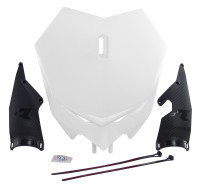 čelní číslová tabulka BETA, RTECH (bílá)