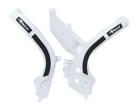 Protektory rámu KTM, RTECH (sada, bílo-černé)