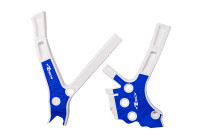 Protektory rámu YAMAHA, RTECH (sada, bílo-modré)