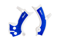 Protektory rámu YAMAHA, RTECH (sada, bílo-modré)
