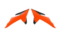 Spoilery chladiče KTM, RTECH (neon oranžová, černá)