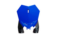 Přední číslová tabulka WITH TRIPLE CLAM PROTECTORS BETA, RTECH (modrá) OEM barva