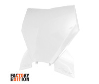 Přední číslová tabulka KTM, RTECH (bílá)