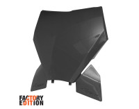 Přední číslová tabulka KTM, RTECH (černá)