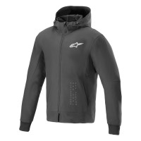 Bunda RADIUM TECH HOODIE, ALPINESTARS (černá/bílá) 2026