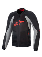 Bunda TROOP-AIR, ALPINESTARS (černá/světle šedá/červená) 2026