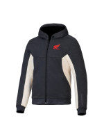 Bunda CHROME V3 SPORT HOODIE HONDA kolekce, ALPINESTARS (tmavě šedá/krémová/červená) 2026