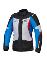 Bunda STELLA ST-1 WATERPROOF HONDA kolekce, ALPINESTARS, dámská (šedá/modrá/černá/červená) 2026