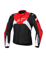 Bunda STELLA T-JAWS V4 WATERPROOF HONDA kolekce, ALPINESTARS, dámská (černá/červená/bílá) 2026