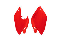 Boční číslové tabulky HONDA, RTECH (červené)