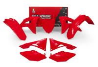 Sada plastů HONDA, RTECH (červená, 6 dílů)