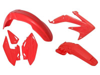 Sada plastů HONDA, RTECH (červená, 4 díly)