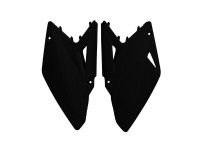 Boční číslové tabulky SUZUKI, RTECH (černé, pár)