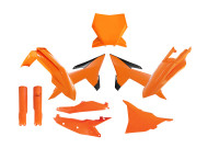 Sada plastů 7 dílů KTM, RTECH (oranžová, černá)