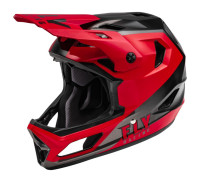 Cyklo přilba RAYCE, FLY RACING - USA (červená/černá)