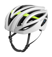 Cyklo přilba s headsetem R2, SENA (matná bílá)