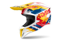 Přilba WRAAAP Six Days Spain - limitovaná edice, AIROH (lesklá) 2025