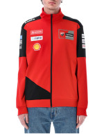 Mikina na zip TEAM DUCATI Corse, (červená, černá)
