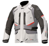 Bunda ANDES DRYSTAR, TECH-AIR 5 kompatibilní, ALPINESTARS (světle šedá/tmavě šedá/černá/červená) 2025