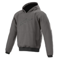 Bunda AGELESS HOODIE, ALPINESTARS (žíhaná šedá) 2026