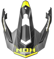 Kšilt pro přilby N312 VAPOR, NOX (černá matná, žlutá)